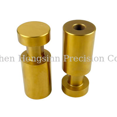 Prezzo buono Precision CNC Lathe Parts with +/-0.005mm Tolerance and Customized Color Anodizing Surface Treatment In linea